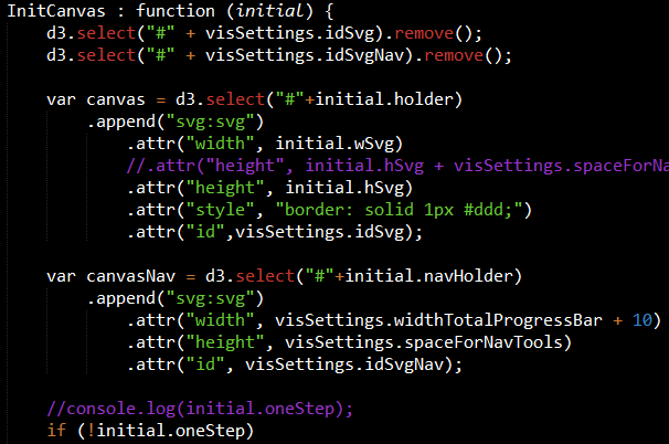javascript code sample